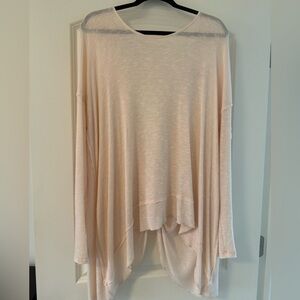 Free People Drapey Open Back Sweater